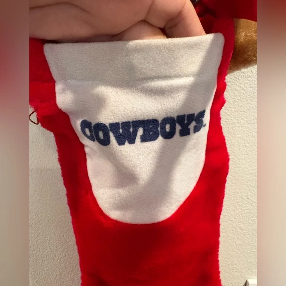 Vintage 1994 Dallas Cowboys Reindeer Stocking